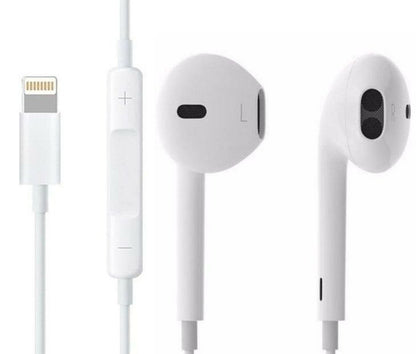 OFFICIAL IOS Apple EarPods Handsfree With Lightning Connector Plug and Play-