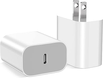 20Watt Iphone Original Power Adapter Compatible with iPhone 14/13/ 12/11/ XS/XR/X/ 8 /iPad,