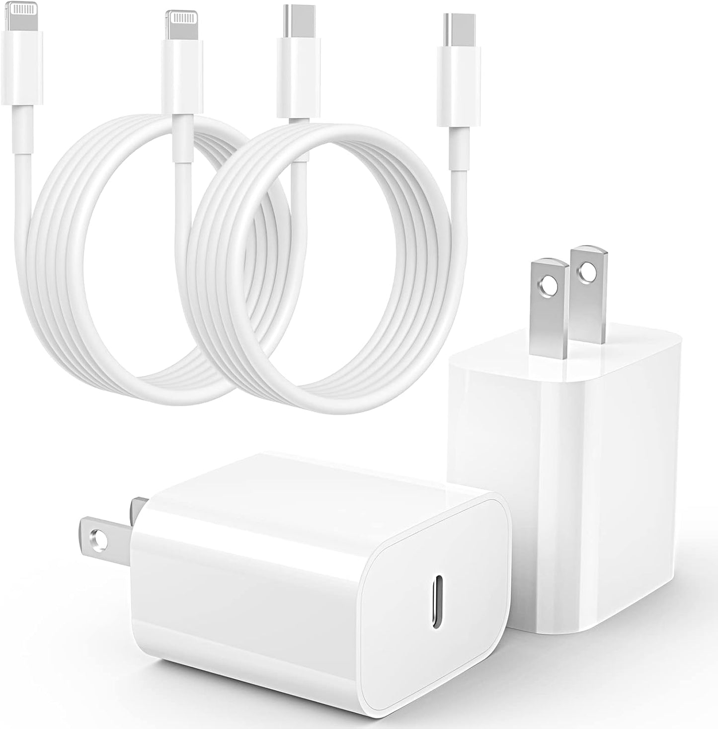 20Watt Iphone Original Power Adapter Compatible with iPhone 14/13/ 12/11/ XS/XR/X/ 8 /iPad,