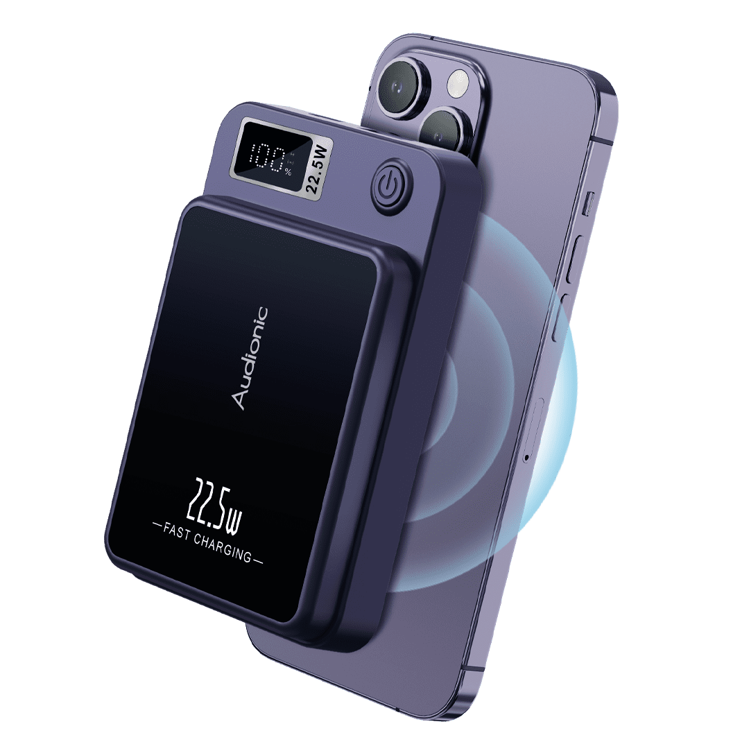 Magneto Wireless 10000 mAh Power Bank (Magnetic Battery Pack)