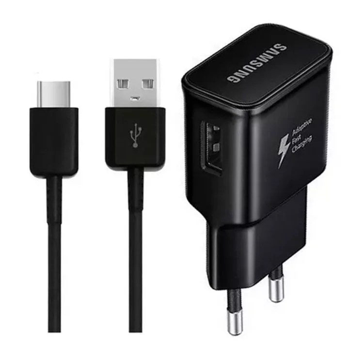 Samsung Fast Charger Type C USB Data Cable 2-Pin adaptive fast charging USB Adapter