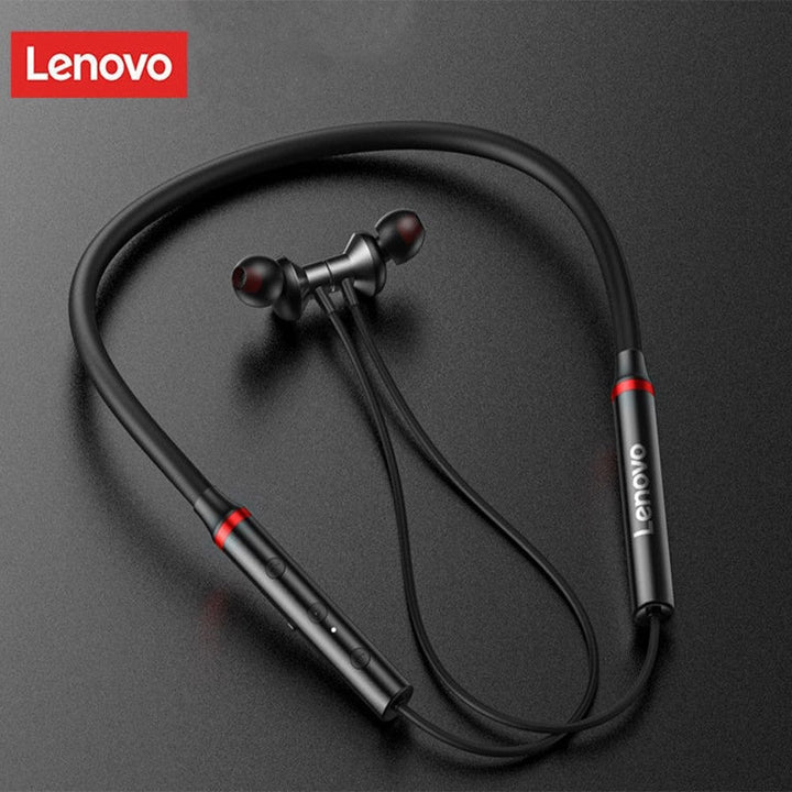 Original Lenovo HE05X Bluetooth HIFI Sound Magnetic Neckband Headphone