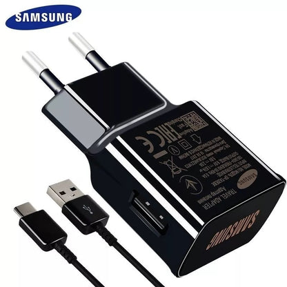 Samsung Fast Charger Type C USB Data Cable 2-Pin adaptive fast charging USB Adapter